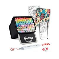 Amazon | イラストマーカー 200色 マーカーペン セット カラーペン